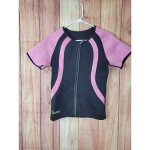 Junlan Womens Neoprene Sauna Full Zip Top Size Medium
